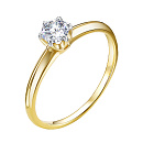 Кольцо золотое К332-2625 | Кольцо золотое К332-2625 купить по цене 43650 руб. в ювелирном магазине ⭐️ «Золотая Подкова»