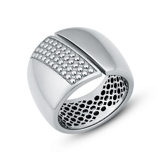 Кольцо серебряное 01076-10-090101-00 | Серебряные кольца купить по выгодной цене в ювелирном магазине ⭐️ «Золотая Подкова»