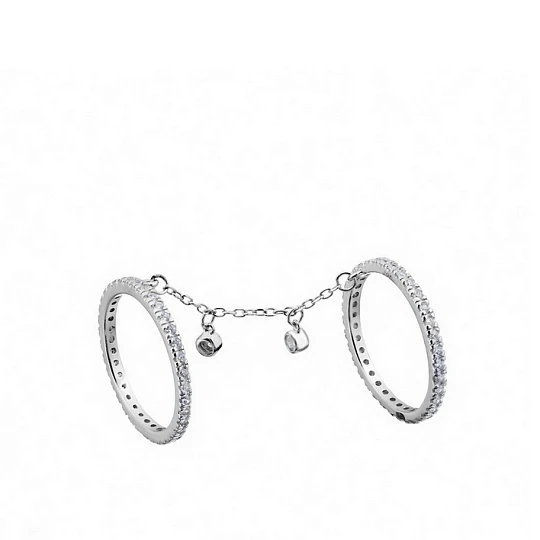 Кольцо серебряное FYR8125 | Серебряные кольца купить по выгодной цене в ювелирном магазине ⭐️ «Золотая Подкова»