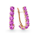 Серьги золотые 2350309 Аметист | Серьги золотые 2350309 Аметист купить по цене 108585 руб. в ювелирном магазине ⭐️ «Золотая Подкова»