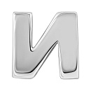 Подвеска серебряная 851779с"И"