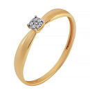 Кольцо золотое 822315 | Кольцо золотое 822315 купить по цене 21028 руб. в ювелирном магазине ⭐️ «Золотая Подкова»