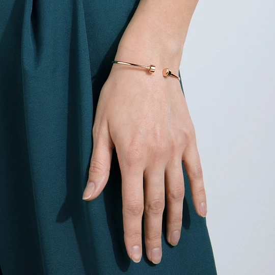 Браслет золотой 902659-1000 | Жесткие браслеты купить по выгодной цене в ювелирном магазине ⭐️ «Золотая Подкова»