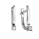 Серьги золотые 26015-200 | Серьги золотые 26015-200 купить по цене 64800 руб. в ювелирном магазине ⭐️ «Золотая Подкова»