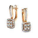 Серьги золотые 26152-100 | Серьги золотые 26152-100 купить по цене 159622 руб. в ювелирном магазине ⭐️ «Золотая Подкова»