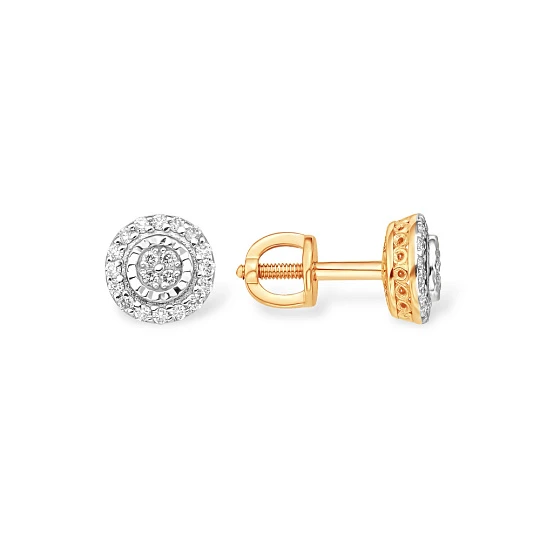 Серьги из золота с бриллиантами