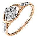 Кольцо золотое 802-02502-10-11-00-10 | Кольцо золотое 802-02502-10-11-00-10 купить по цене 177289 руб. в ювелирном магазине ⭐️ «Золотая Подкова»