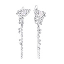 Серьги серебряные CZ-E02128-X-W-W-X-W | Серьги серебряные CZ-E02128-X-W-W-X-W купить по цене 5855 руб. в ювелирном магазине ⭐️ «Золотая Подкова»