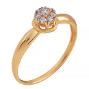 Кольцо золотое 802-02400-10-00-20-00 | Кольцо золотое 802-02400-10-00-20-00 купить по цене 36450 руб. в ювелирном магазине ⭐️ «Золотая Подкова»