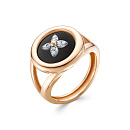 Кольцо золотое 110114 | Кольцо золотое 110114 купить по цене 92358 руб. в ювелирном магазине ⭐️ «Золотая Подкова»