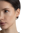 Серьги из красного золота с танцующим бриллиантом Золотая Подкова