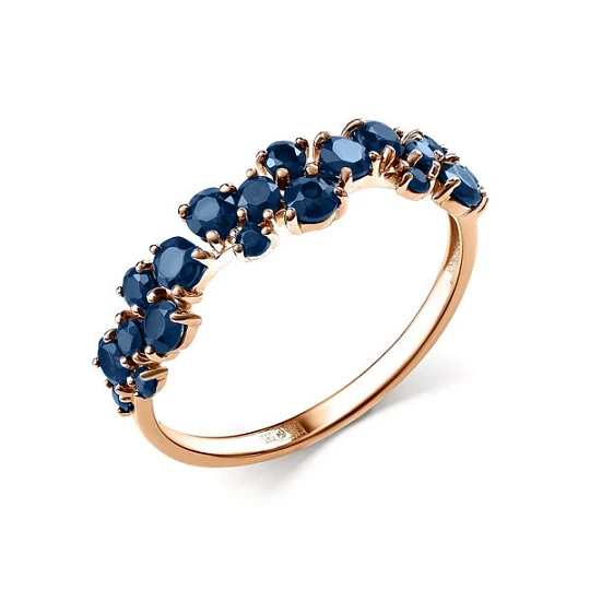 Кольцо золотое 10691869 Топаз лондон | Кольца купить по доступной цене в ювелирном магазине «Золотая Подкова»