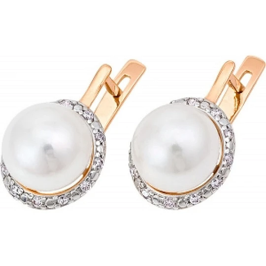 Серьги золотые 1014412-11150 | Ювелирные изделия в сети Золотая Подкова