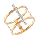 Кольцо золотое 1051461-11110 | Кольцо золотое 1051461-11110 купить по цене 55146 руб. в ювелирном магазине ⭐️ «Золотая Подкова»