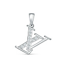 Подвеска серебряная 3-581р200 | Подвеска серебряная 3-581р200 купить по цене 2011 руб. в ювелирном магазине ⭐️ «Золотая Подкова»