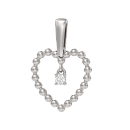 Подвеска серебряная 1042463-01210 | Подвеска серебряная 1042463-01210 купить по цене 1200 руб. в ювелирном магазине ⭐️ «Золотая Подкова»