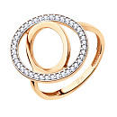 Кольцо золотое КФ 1030 | Кольцо золотое КФ 1030 купить по цене 52425 руб. в ювелирном магазине ⭐️ «Золотая Подкова»