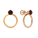 Серьги золотые 1044012-11220-G | Серьги золотые 1044012-11220-G купить по цене 28697 руб. в ювелирном магазине ⭐️ «Золотая Подкова»