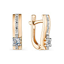 Серьги золотые 23634-100 | Серьги золотые 23634-100 купить по цене 186784 руб. в ювелирном магазине ⭐️ «Золотая Подкова»