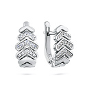 Серьги серебряные 00431-20-090106-00 | Серьги серебряные 00431-20-090106-00 купить по цене 7789 руб. в ювелирном магазине ⭐️ «Золотая Подкова»