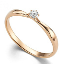 Кольцо золотое 16044-100 | Кольцо золотое 16044-100 купить по цене 62029 руб. в ювелирном магазине ⭐️ «Золотая Подкова»