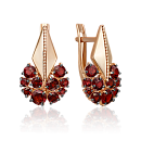 Серьги золотые 02-5400-00-204-1110 | Серьги золотые 02-5400-00-204-1110 купить по цене 52962 руб. в ювелирном магазине ⭐️ «Золотая Подкова»