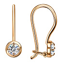 Серьги золотые С132-1742 | Серьги золотые С132-1742 купить по цене 20580 руб. в ювелирном магазине ⭐️ «Золотая Подкова»