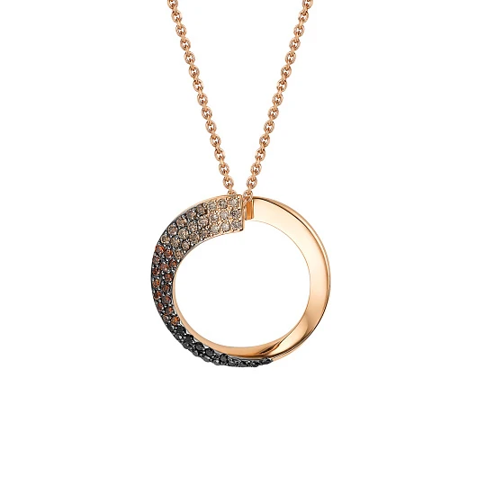 Колье золотое 64294-118 | Подвески колье купить по выгодной цене в ювелирном магазине ⭐️ «Золотая Подкова»