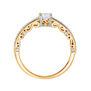 Кольцо золотое 821086 | Кольцо золотое 821086 купить по цене 47715 руб. в ювелирном магазине ⭐️ «Золотая Подкова»