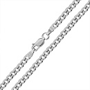 Цепь серебряная 0203R080L60 | Цепь серебряная 0203R080L60 купить по цене 4709 руб. в ювелирном магазине ⭐️ «Золотая Подкова»