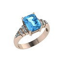 Кольцо золотое 1023451-11130-T | Кольцо золотое 1023451-11130-T купить по цене 58400 руб. в ювелирном магазине ⭐️ «Золотая Подкова»