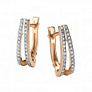 Серьги золотые 26267-100 | Серьги золотые 26267-100 купить по цене 98154 руб. в ювелирном магазине ⭐️ «Золотая Подкова»