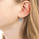 Серьги золотые С135-211М2 | Серьги золотые С135-211М2 купить по цене 24870 руб. в ювелирном магазине ⭐️ «Золотая Подкова»