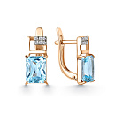 Серьги золотые 20390918 Топаз | Серьги золотые 20390918 Топаз купить по цене 68025 руб. в ювелирном магазине ⭐️ «Золотая Подкова»