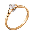 Кольцо золотое 802-01870-10-00-20-00 | Кольцо золотое 802-01870-10-00-20-00 купить по цене 24360 руб. в ювелирном магазине ⭐️ «Золотая Подкова»