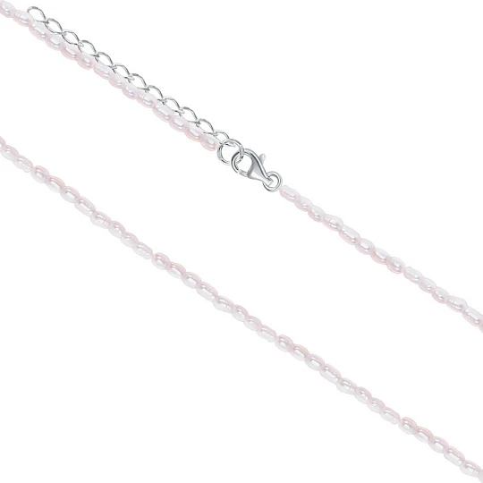 Браслет серебряный SV-MW1B-Rd | Браслеты с жемчугом купить по выгодной цене в ювелирном магазине ⭐️ «Золотая Подкова»