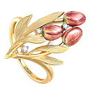 Кольцо золотое 11-21003-1022 | Кольцо золотое 11-21003-1022 купить по цене 118155 руб. в ювелирном магазине ⭐️ «Золотая Подкова»