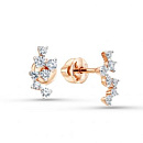 Серьги золотые 804-02473-10-00-20-00 | Серьги золотые 804-02473-10-00-20-00 купить по цене 24581 руб. в ювелирном магазине ⭐️ «Золотая Подкова»