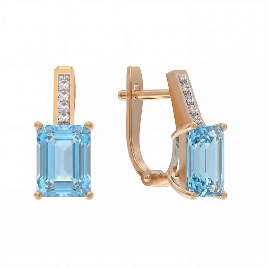 Серьги золотые 1043192-11130-T