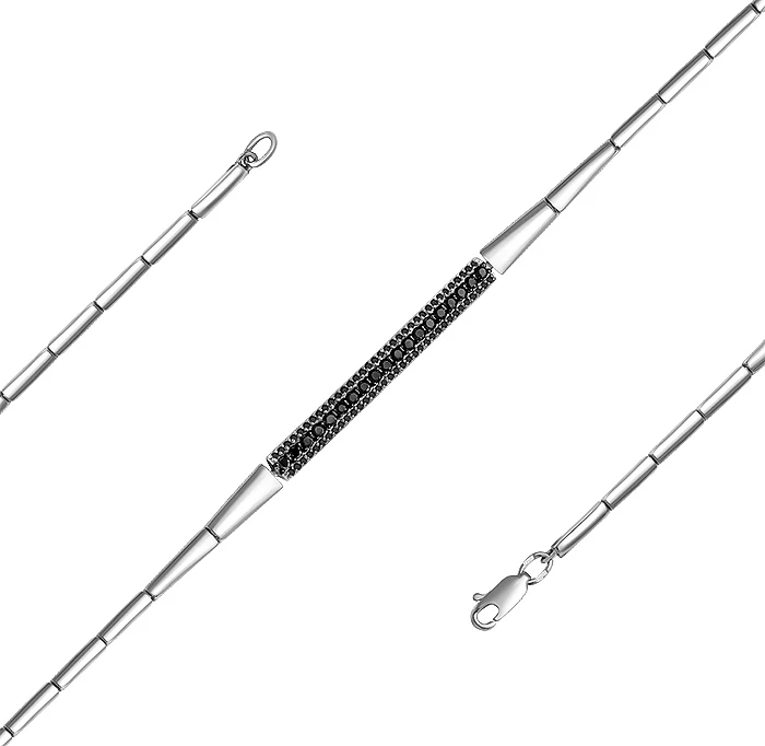 Браслет золотой Б0021-205 | Браслеты с бриллиантами купить по выгодной цене в ювелирном магазине ⭐️ «Золотая Подкова»