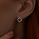 Серьги серебряные 94025911 | Серьги серебряные 94025911 купить по цене 4351 руб. в ювелирном магазине ⭐️ «Золотая Подкова»