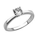 Кольцо серебряное SET15659R | Кольцо серебряное SET15659R купить по цене 2033 руб. в ювелирном магазине ⭐️ «Золотая Подкова»