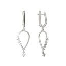 Серьги золотые 1048242-21110 | Серьги золотые 1048242-21110 купить по цене 56238 руб. в ювелирном магазине ⭐️ «Золотая Подкова»