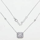 Колье серебряное SN-B2057-1 | Колье серебряное SN-B2057-1 купить по цене 6110 руб. в ювелирном магазине ⭐️ «Золотая Подкова»