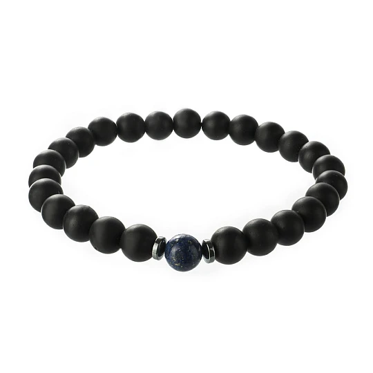 Браслет стальной AS-S05-08-ShLz | Стальные браслеты купить по выгодной цене в ювелирном магазине ⭐️ «Золотая Подкова»