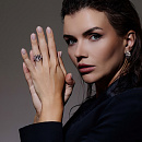 Серьги золотые 25596-213 | Серьги золотые 25596-213 купить по цене 318495 руб. в ювелирном магазине ⭐️ «Золотая Подкова»
