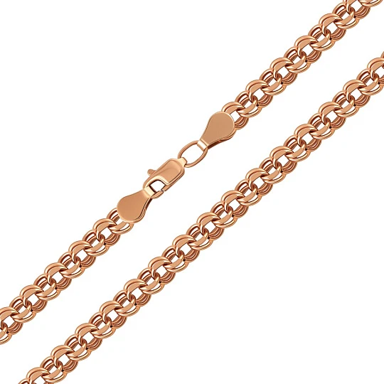 Цепь золотая Бисмарк Ц100 | Золотые цепи купить по выгодной цене в ювелирном магазине ⭐️ «Золотая Подкова»