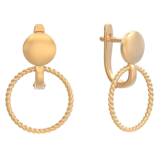 Серьги из золота