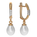 Серьги золотые 1052-11150 | Серьги золотые 1052-11150 купить по цене 63260 руб. в ювелирном магазине ⭐️ «Золотая Подкова»