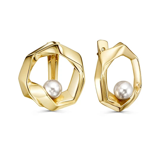 Серьги серебряные 12-368-1531поз. | Серьги купить по доступной цене в ювелирном магазине «Золотая Подкова»